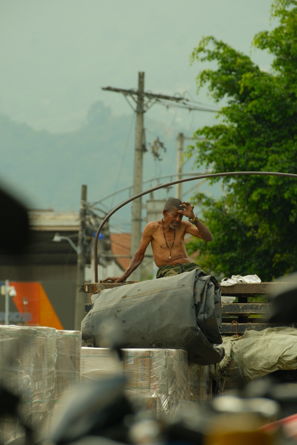 A waterfront scene in Medellin, Colombia